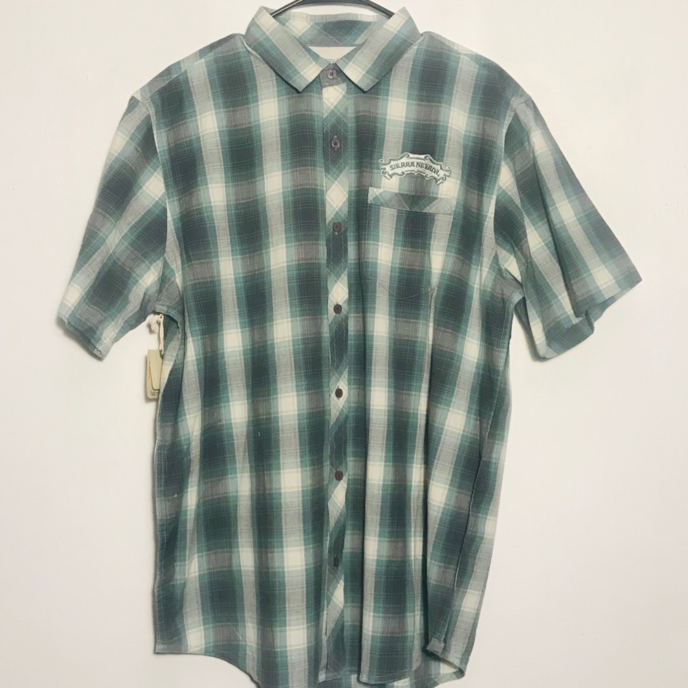 Sierra Nevada brewery horny toad button up men’s L